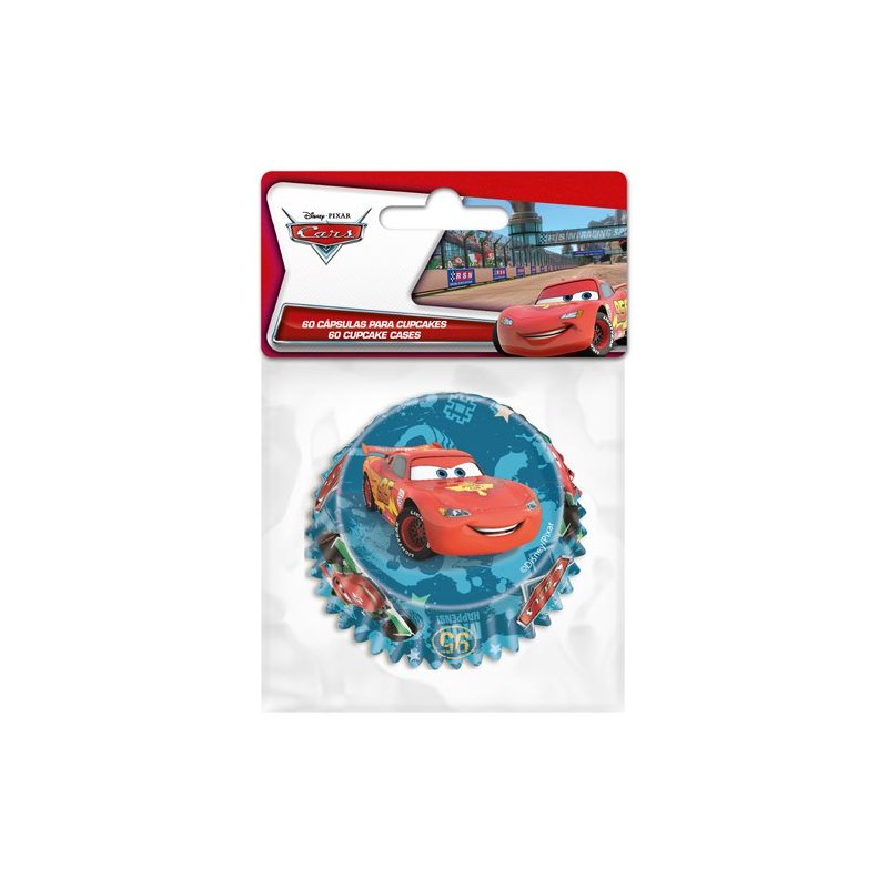 60 caissettes à cupcakes Disney Cars