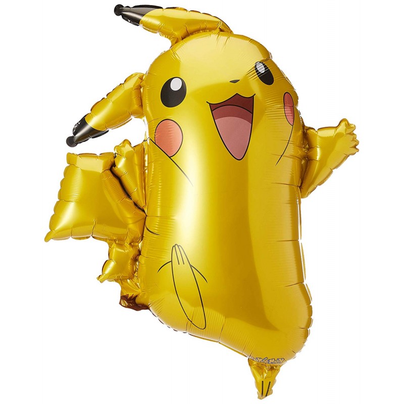 Ballon Pokemon Pikachu XXL Hélium - 62 X 78 cm
