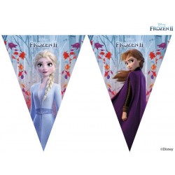 Guirlande de fanions Reine des Neiges 2