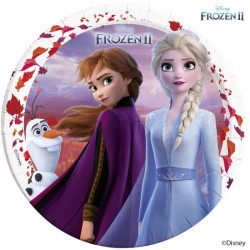 8 assiettes Reine des Neiges 2