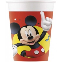8 Gobelets en carton Mickey