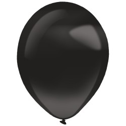 10 ballons noirs 30 cm