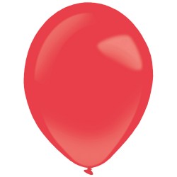 10 ballons de baudruche rouges