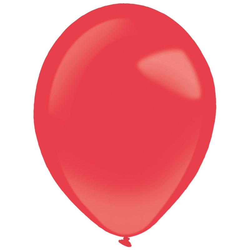 10 ballons de baudruche rouges 30 cm