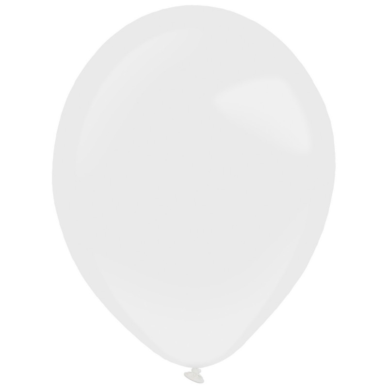 10 ballons de baudruche blancs 30 cm