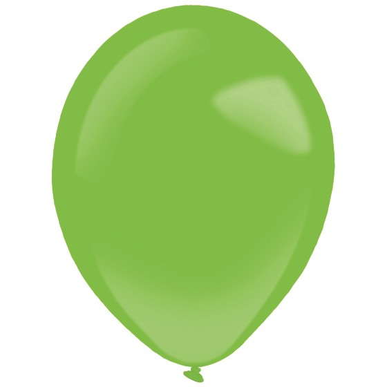 10 ballons de baudruche vert clair 30 cm