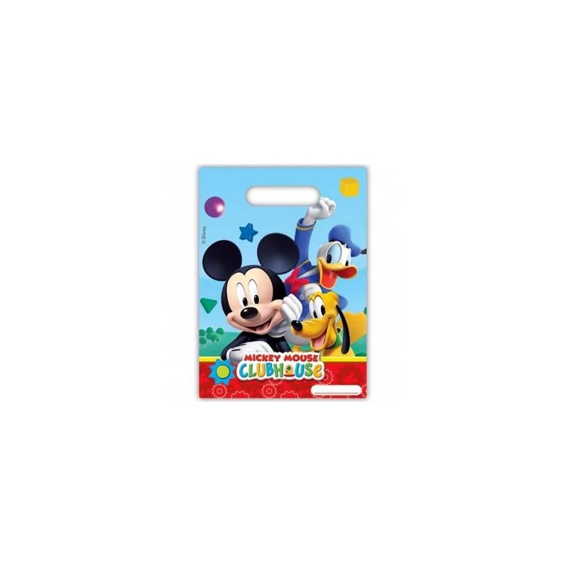 6 sacs cadeaux Mickey Mouse