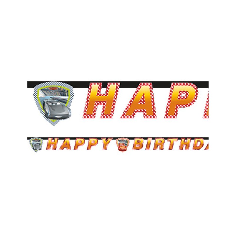 Guirlande Happy Birthday Cars 3™ 2