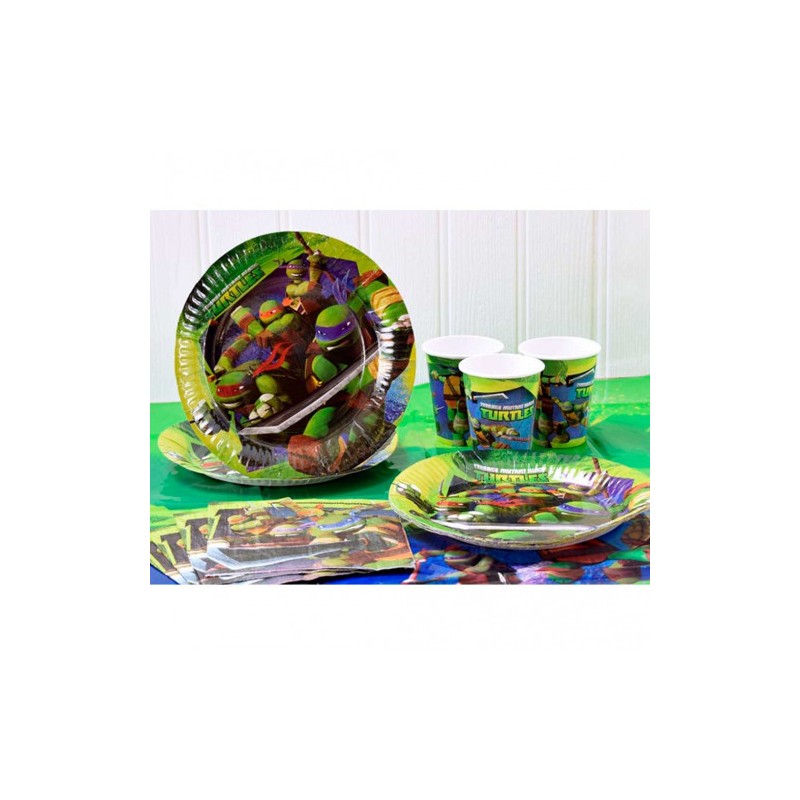 Kit Anniversaire Tortue Ninja pour 8 enfants