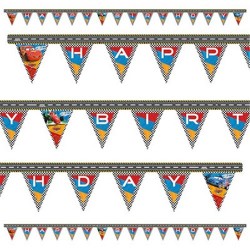 Guirlande fanions Happy Birthday - Disney Cars - 2,2 m