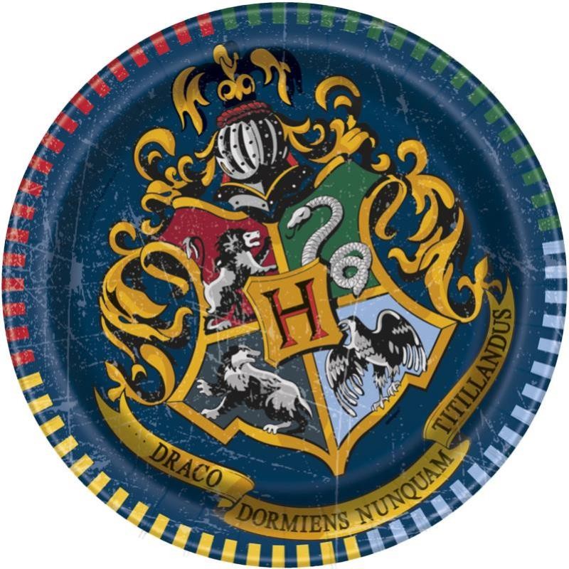 8 assiettes pour anniversaire Harry Potter Poudlard