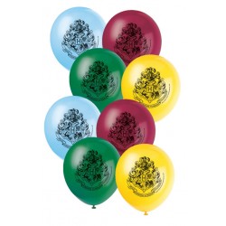 8 Ballons en latex Harry Potter™ 30 cm