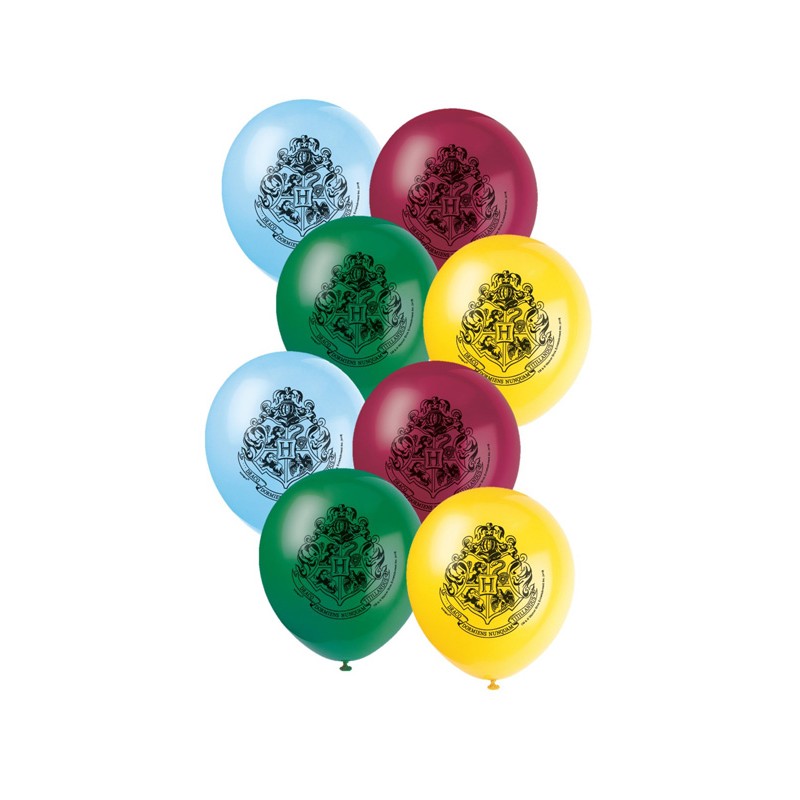 8 Ballons en latex Harry Potter™ 30 cm