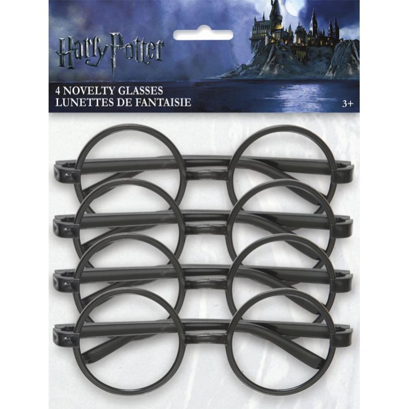 4 Paires de lunettes sorcier Harry Potter ™