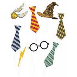 Kit Photobooth Harry Potter - 8 accessoires magiques