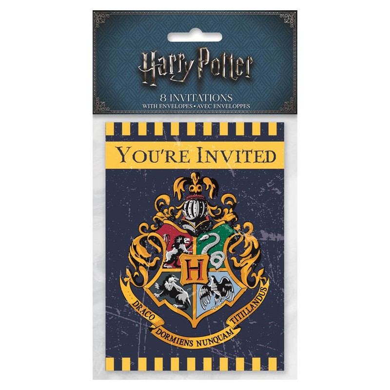 8 Invitations Harry Potter