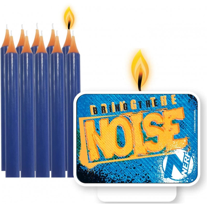 Bougie anniversaire : 11 Bougies Nerf 11 Bougies d'anniversaire Nerf