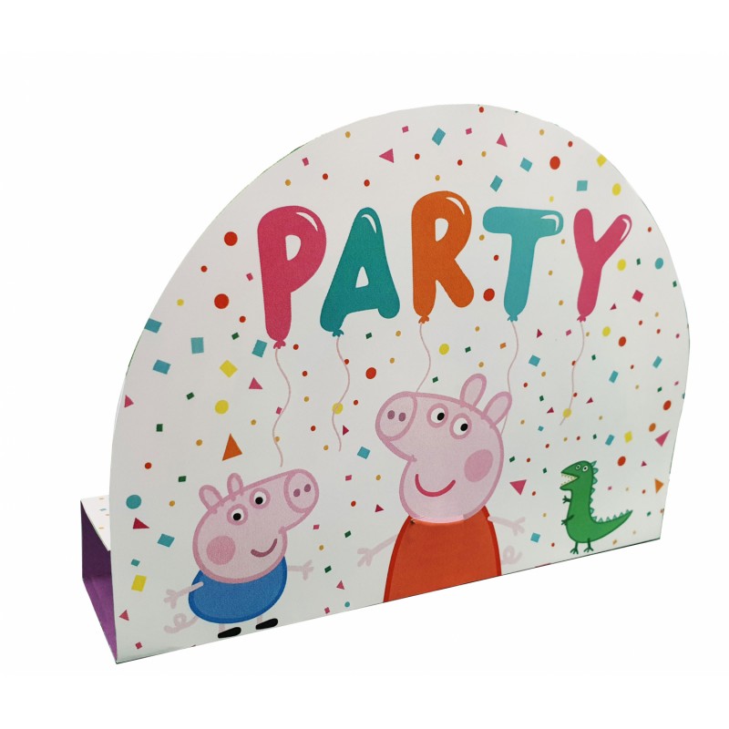 8 Invitations et Enveloppes en papier Peppa Pig