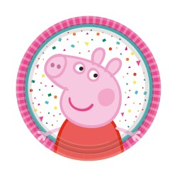 8 assiettes à dessert Peppa Pig