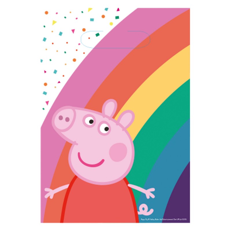 8 sacs cadeaux Peppa Pig