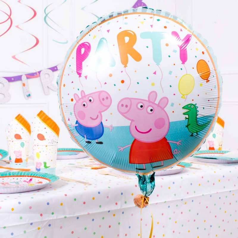 Ballon en aluminium Peppa Pig Party 45 cm - Ballons deco