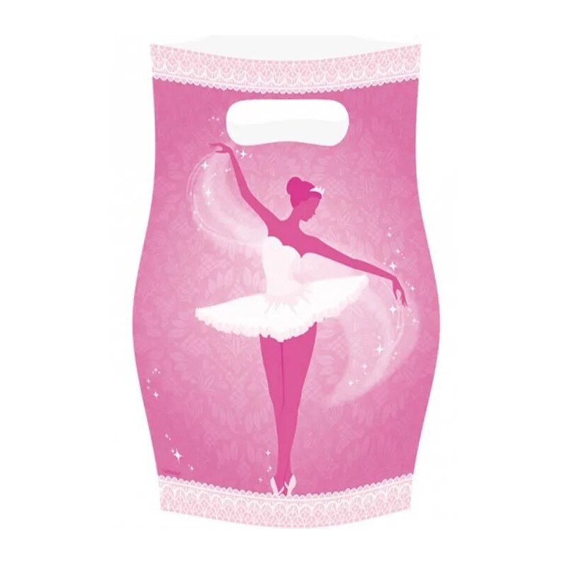 8 Sachets Anniversaire Danseuse Ballerine