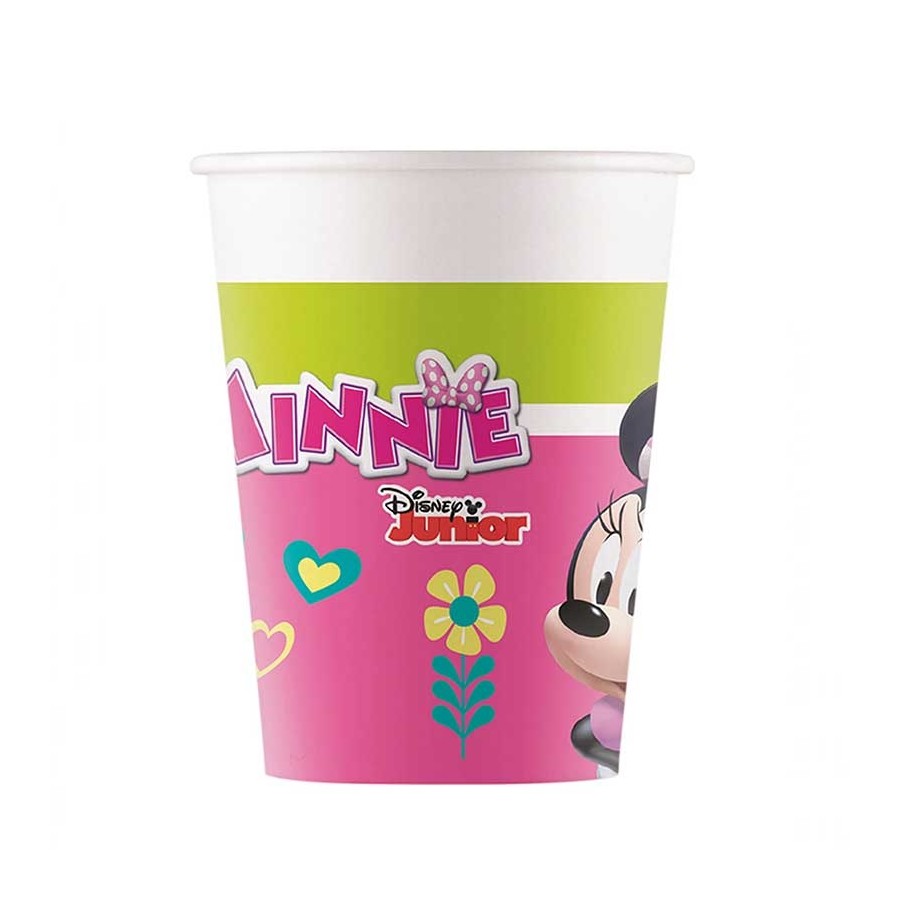 8 Gobelets en carton Minnie