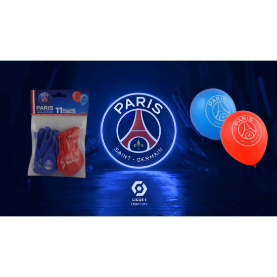 11 ballons latex PSG