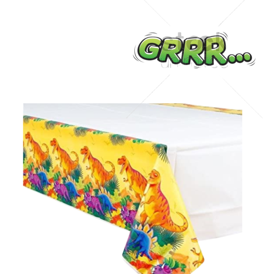 Nappe en papier Dinosaure 180x120cm