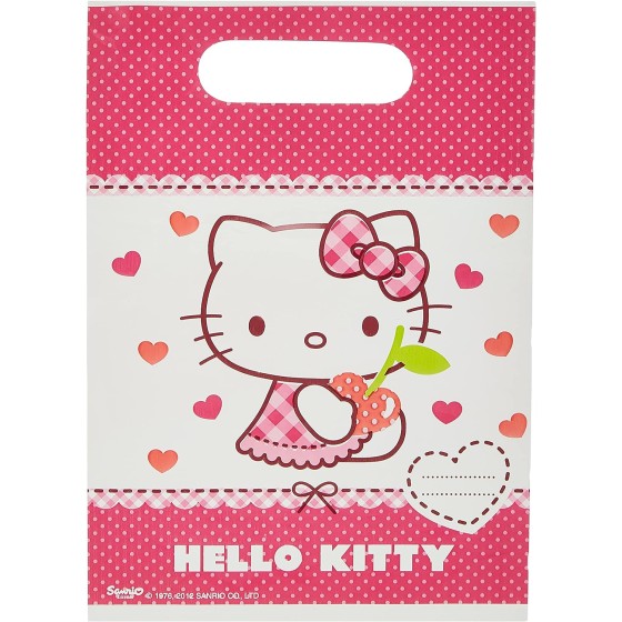 6 pochettes cadeaux Hello Kitty