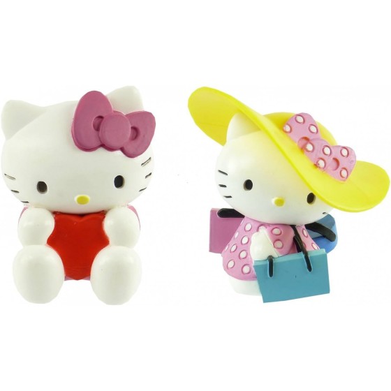 2 Figurines Hello Kitty