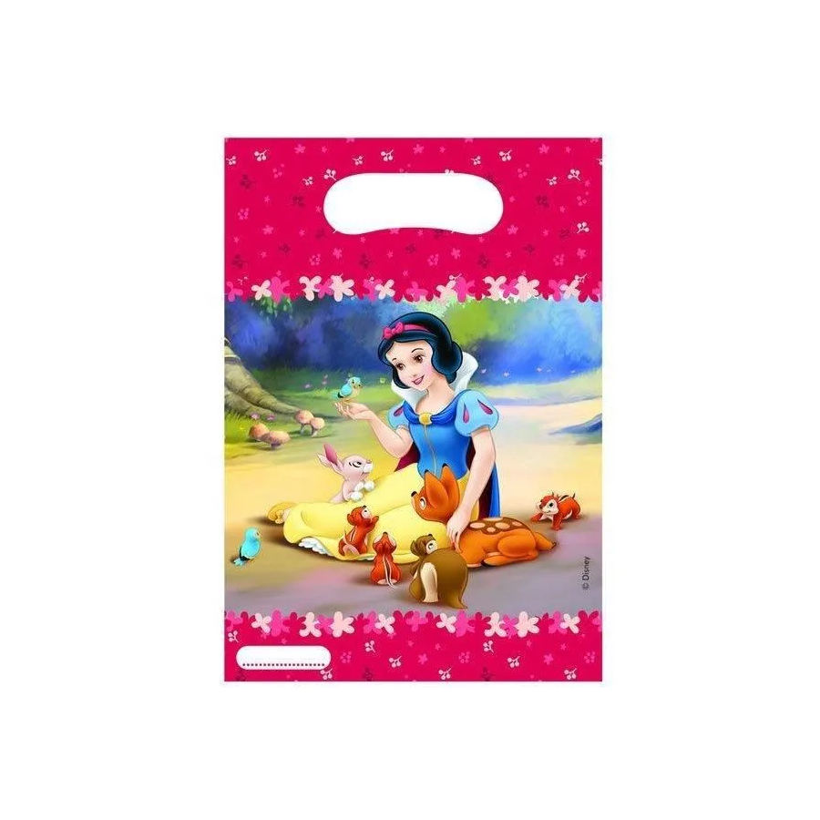 6 pochettes cadeaux Blanche Neige