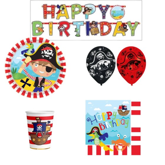 Kit decoration anniversaire Pirate