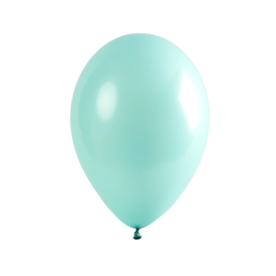 10 Ballons menthe 28 cm