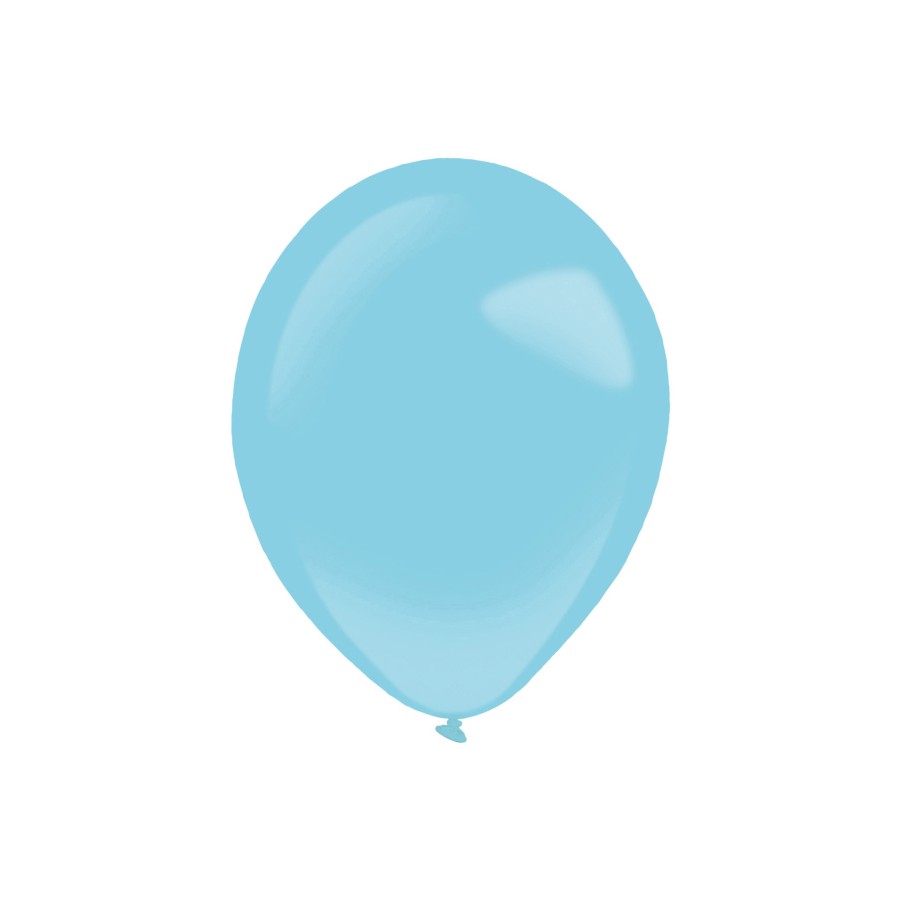 10 ballons de baudruche bleu clair 28 cm