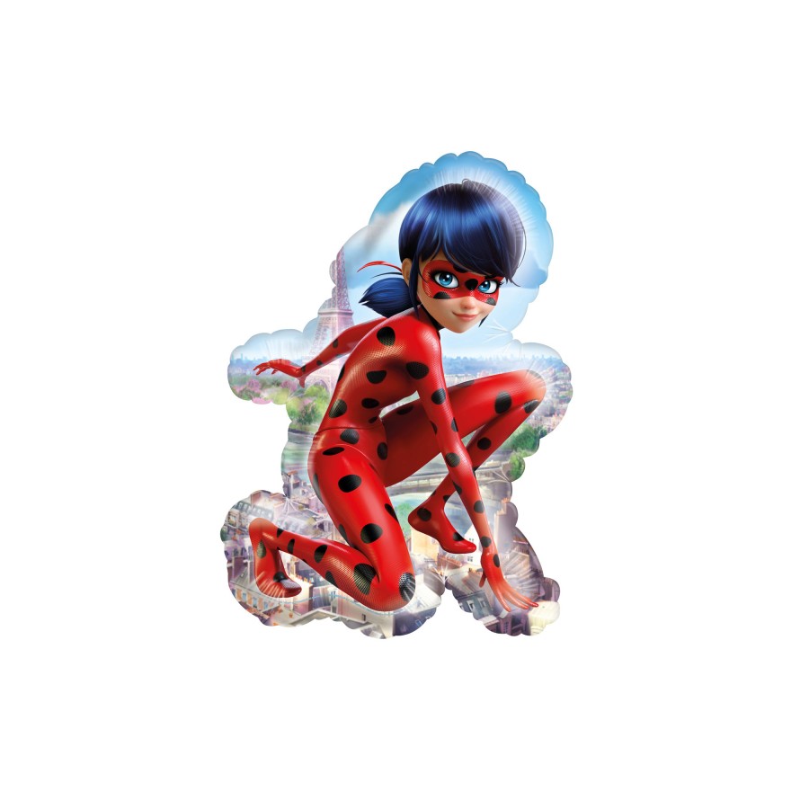 Grand ballon Miraculous Ladybug hélium 86 cm x 55 cm