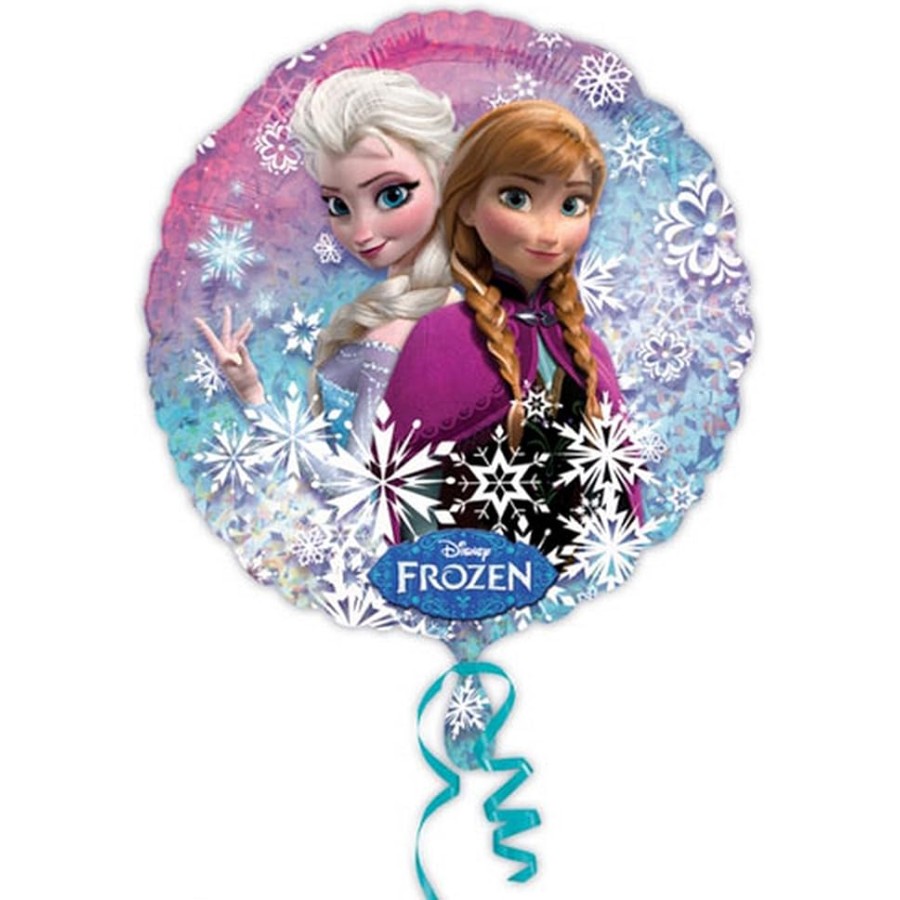 Ballon Aluminium Hélium rond Frozen 45 cm