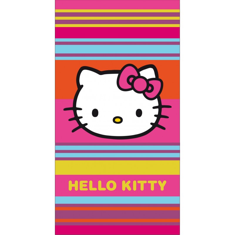 Grande serviette de plage Hello Kitty 85x160 cm